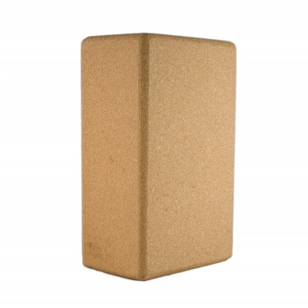Cork yoga block for exercises